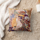 Gustav Klimt - De wieg - Pasgeboren baby Kussen (Deken)