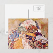 Gustav Klimt - De wieg - Pasgeboren Briefkaart (Voorkant / Achterkant)