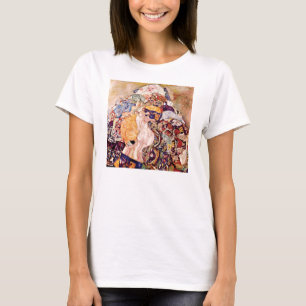 Gustav Klimt - De wieg - Pasgeboren T-shirt