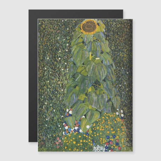 Gustav Klimt - De zonnebloem (Voorkant / Achterkant)