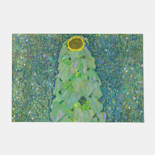 Gustav Klimt - De zonnebloem Deurmat (Voorkant)