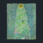 Gustav Klimt - De zonnebloem Fleece Deken<br><div class="desc">The Sunflower - Gustav Klimt,  Oil on Canvas,  1907</div>