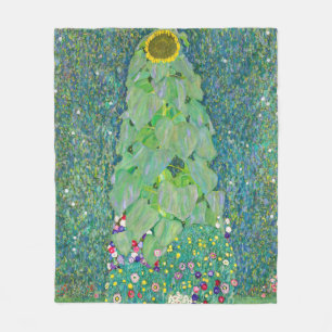 Gustav Klimt - De zonnebloem Fleece Deken