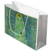 Gustav Klimt - De zonnebloem Groot Cadeauzakje (Voorkant Gekanteld)