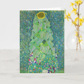 Gustav Klimt - De Zonnebloem Kaart (Gele Bloem)