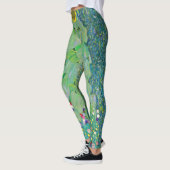 Gustav Klimt - De zonnebloem Leggings (Links)