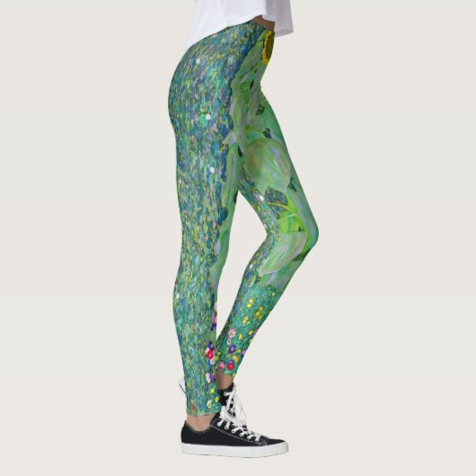 Gustav Klimt - De zonnebloem Leggings (Rechts)