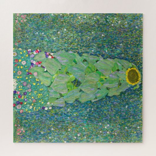 Gustav Klimt - De zonnebloem Legpuzzel (Horizontaal)