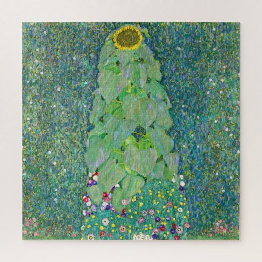 Gustav Klimt - De zonnebloem Legpuzzel (Verticaal)