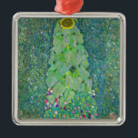 Gustav Klimt - De zonnebloem Metalen Ornament<br><div class="desc">The Sunflower - Gustav Klimt,  Oil on Canvas,  1907</div>