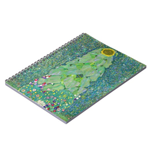 Gustav Klimt - De zonnebloem Notitieboek (Linkerzijde)