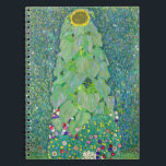 Gustav Klimt - De zonnebloem Notitieboek<br><div class="desc">The Sunflower - Gustav Klimt,  Oil on Canvas,  1907</div>