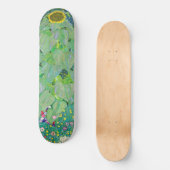 Gustav Klimt - De zonnebloem Persoonlijk Skateboard (Voorkant)
