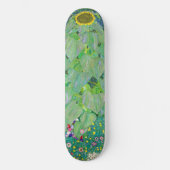 Gustav Klimt - De zonnebloem Persoonlijk Skateboard (Voorkant)