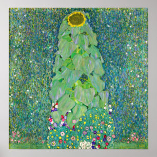 Gustav Klimt - De zonnebloem Poster