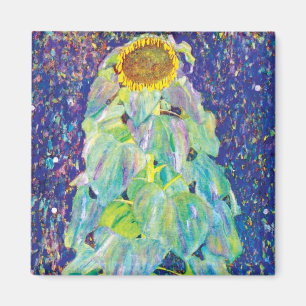 Gustav Klimt - De Zonnebloem Schilderkunst Schilde Magneet