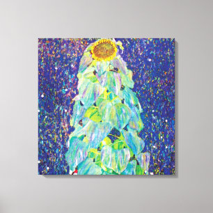 Gustav Klimt - De Zonnebloem Schilderkunst Schone  Canvas Afdruk