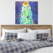 Gustav Klimt - De Zonnebloem Schilderkunst Schone Canvas Afdruk (Insitu (Slaapkamer))