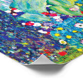Gustav Klimt - De Zonnebloem Schilderkunst Schone Poster (Hoek)