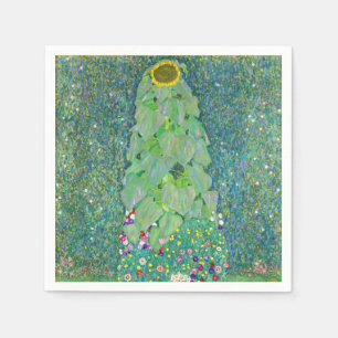 Gustav Klimt - De zonnebloem Servet