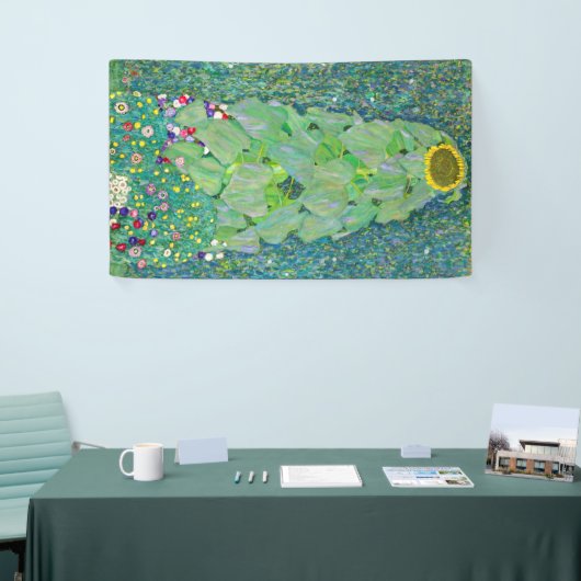 Gustav Klimt - De Zonnebloem Spandoek (Beurs)
