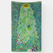 Gustav Klimt - De Zonnebloem Spandoek (Verticaal)