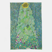 Gustav Klimt - De zonnebloem Theedoek (Verticaal)