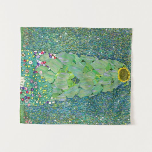 Gustav Klimt - De zonnebloem Wandkleed (Voorkant (horizontaal))