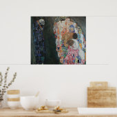 Gustav Klimt - Death and Life, 1910 Poster (Keuken)