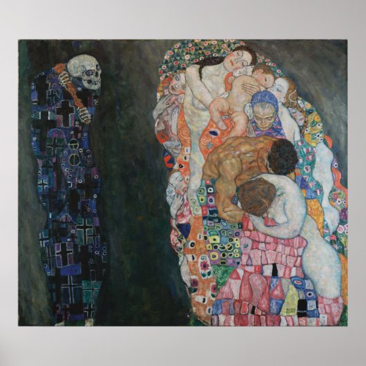 Gustav Klimt - Death and Life, 1910 Poster (Voorkant)