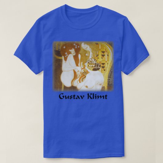 Gustav Klimt Debauchery Unchastity and Excess T-shirt (Design voorkant)