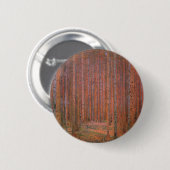 Gustav Klimt Dennenbos Tannenwald Rode Bomen Ronde Button 5,7 Cm (Voorkant /achterkant)