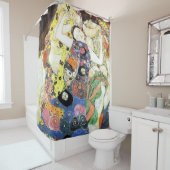 Gustav Klimt Die Jungfrauen Douchegordijn (In situ)
