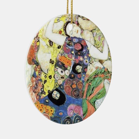 Gustav Klimt Die Jungfrauen Keramisch Ornament (Rechts)