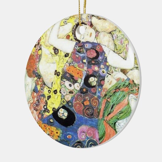Gustav Klimt Die Jungfrauen Keramisch Ornament (Links)