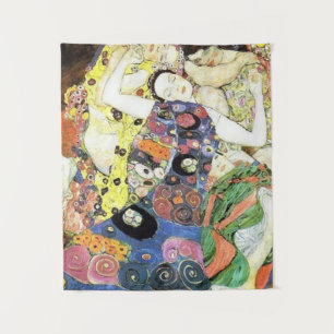 Gustav Klimt Die Jungfrauen Wandkleed