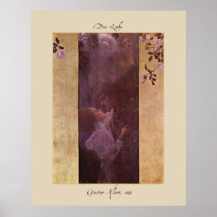 Gustav Klimt Die Liebe (The Love)1895 Poster print