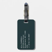 Gustav Klimt - Dood en Leven Bagagelabel (Achterkant verticaal)