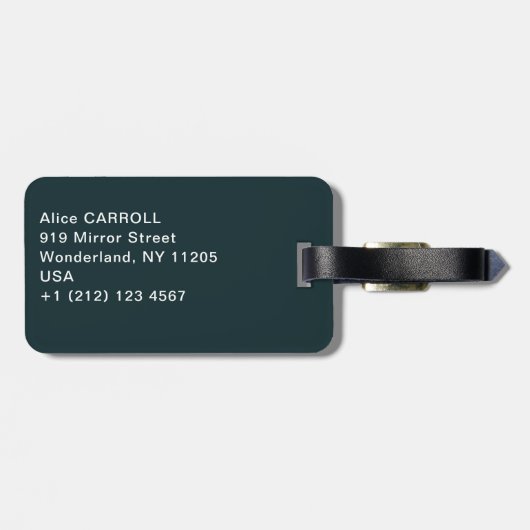 Gustav Klimt - Dood en Leven Bagagelabel (Achterkant horizontaal)