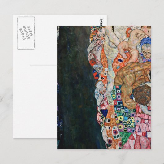Gustav Klimt - Dood en Leven Briefkaart (Voorkant / Achterkant)