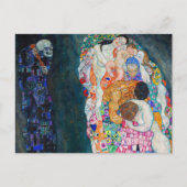 Gustav Klimt - Dood en Leven Briefkaart (Voorkant)