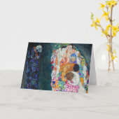 Gustav Klimt - Dood en Leven Kaart (Gele Bloem)