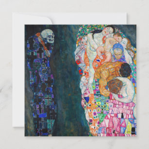 Gustav Klimt - Dood en Leven Kaart