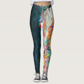Gustav Klimt - Dood en Leven Leggings (Voorkant)