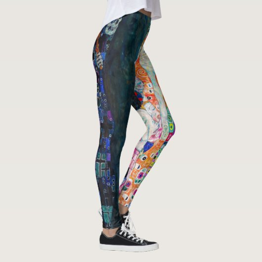 Gustav Klimt - Dood en Leven Leggings (Rechts)