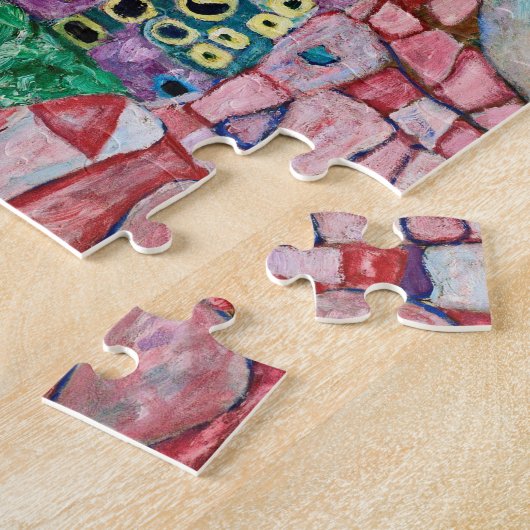 Gustav Klimt - Dood en leven Legpuzzel (Zijkant)