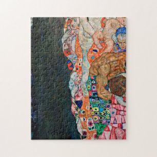 Gustav Klimt - Dood en leven Legpuzzel