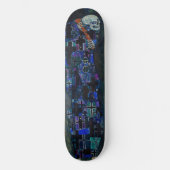 Gustav Klimt - Dood en Leven Persoonlijk Skateboard (Voorkant)