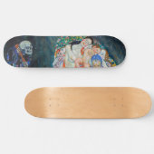 Gustav Klimt - Dood en Leven Persoonlijk Skateboard (Horizontaal)