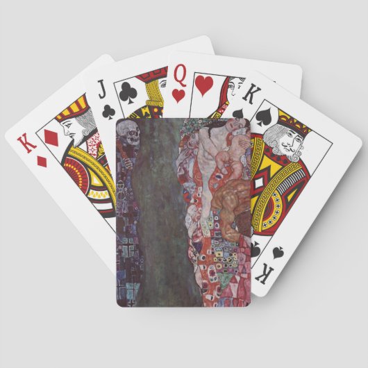 Gustav Klimt - Dood en Leven Pokerkaarten (Achterkant)